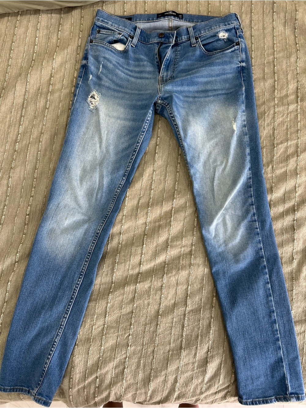 Men’s hollister Mid Wash Blue Skinny Jeans